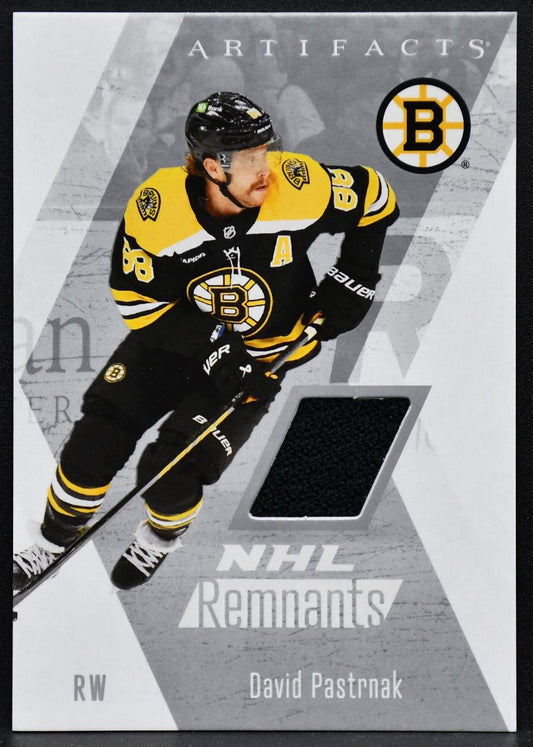 2025-26 UD Artifacts NHL Remnants David Pastrnak NR-11 Boston Bruins Jersey 4061
