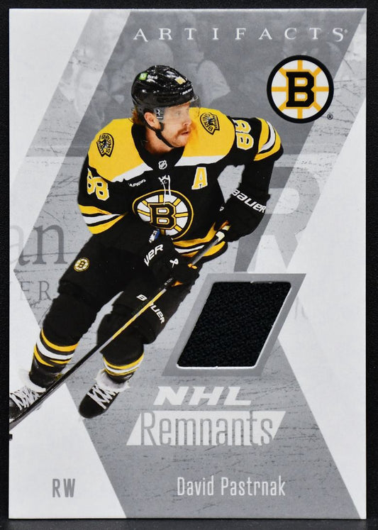 2025-26 UD Artifacts NHL Remnants David Pastrnak NR-11 Boston Bruins Jersey 4061