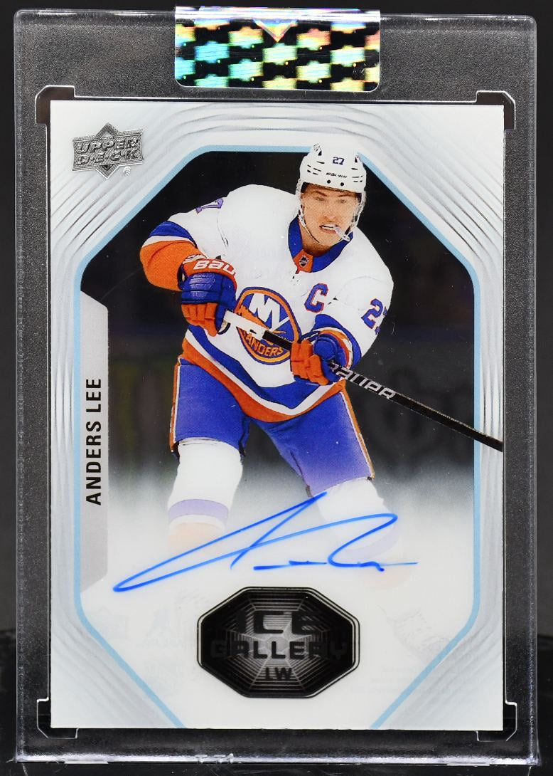 2024-25 UD Clear Cut Anders Lee IGA-AL New York Islanders Auto
