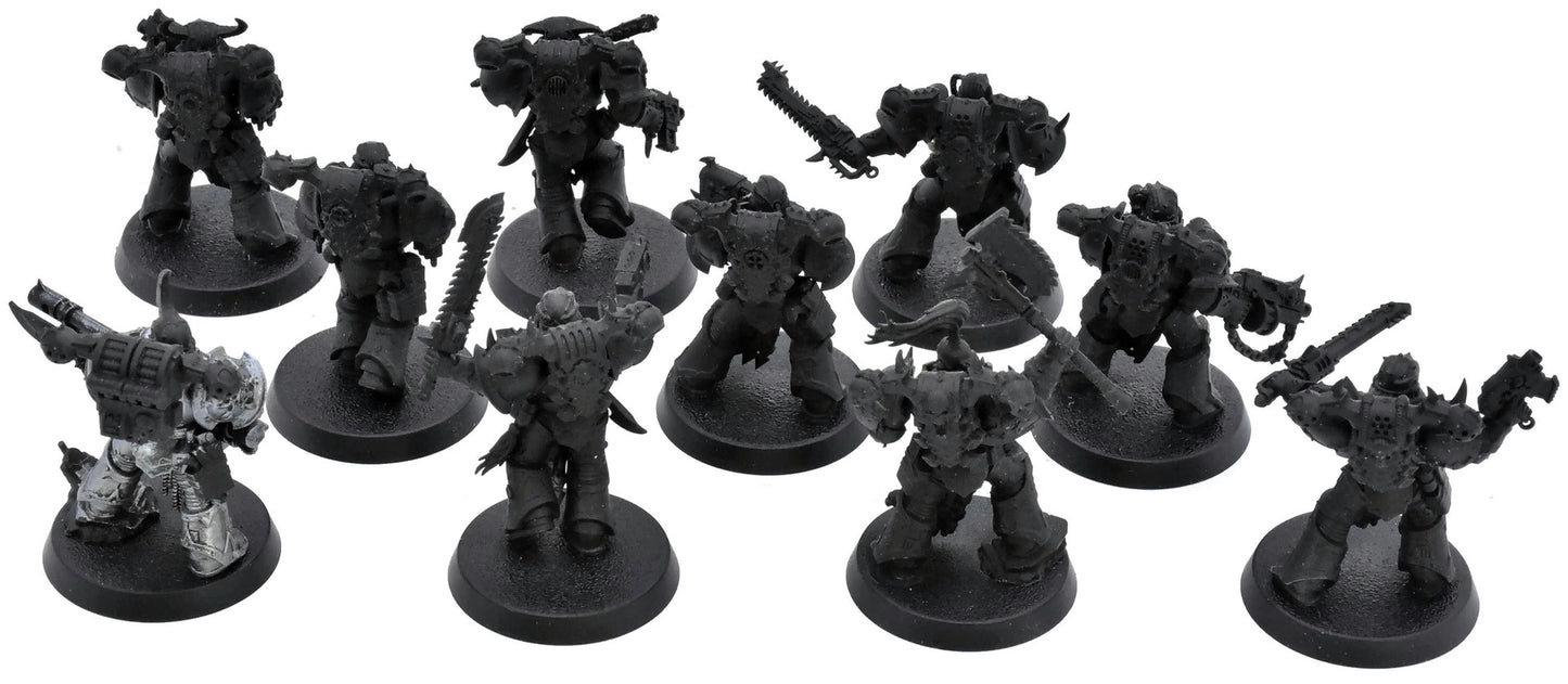 CHAOS SPACE MARINES 10 Legionaries #1 Warhammer 40K 4751