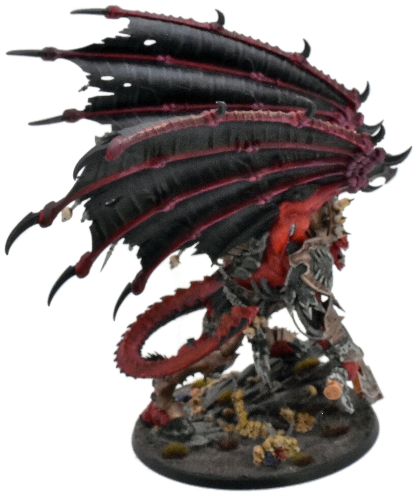 CHAOS SPACE MARINES Angron Daemon Primarch Of Khorne #1 WELL PAINTED 40K