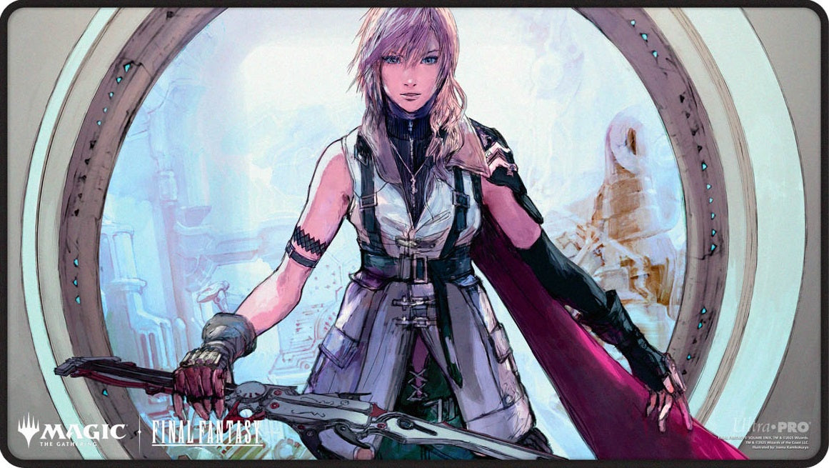 Ultra Pro Playmat Mtg Universes Beyond Final Fantasy Black Stitched Premium W