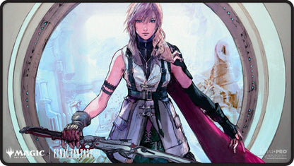 Ultra Pro Playmat Mtg Universes Beyond Final Fantasy Black Stitched Premium W