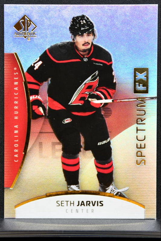 2025-26 SP Authentic Spectrum FX Seth Jarvis S-9 Carolina Hurricanes 8389