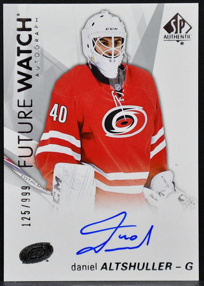 2016-17 SP Authentic Future Watch Auto Daniel Altshuller 144  RC Auto 125/999