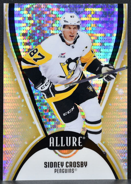 2025-26 UD Allure Gold Glitter Bomb Sidney Crosby 87 Penguins 155/199 1679