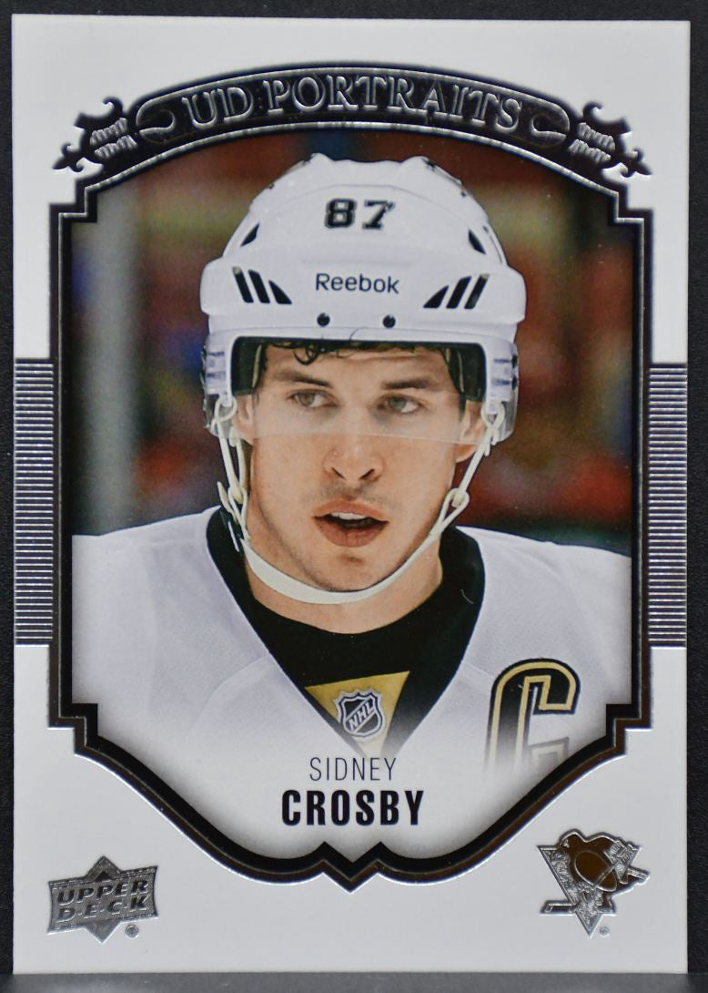 2015-16 Upper Deck Series 1 UD Portraits Sidney Crosby P-25 Pittsburgh Penguins 6613