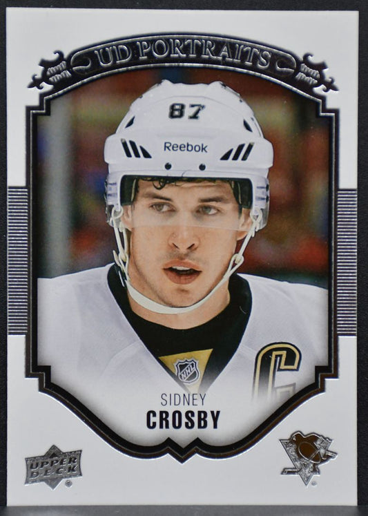 2015-16 Upper Deck Series 1 UD Portraits Sidney Crosby P-25 Pittsburgh Penguins 6613