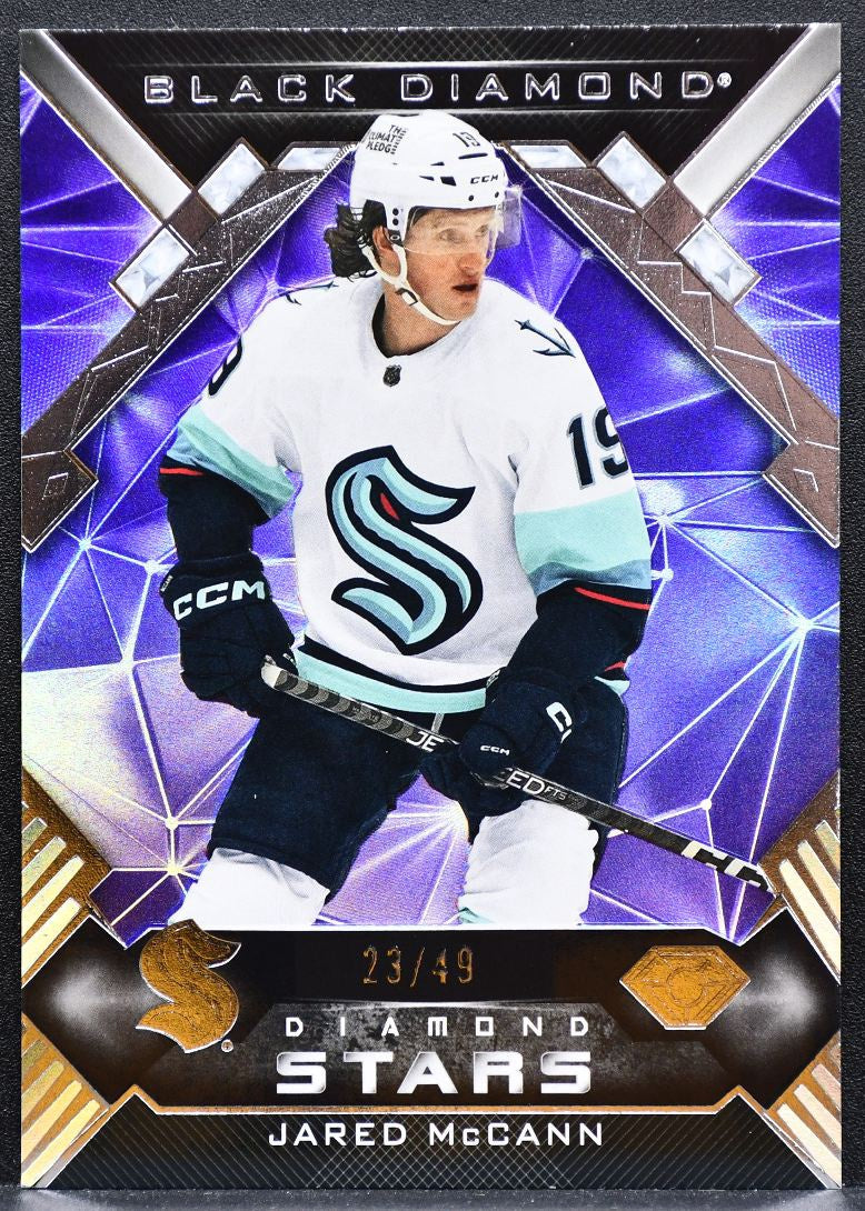 2022-23 Upper Deck Black Diamond Stars Jared McCann BDS-JM Kraken 23/49 2874