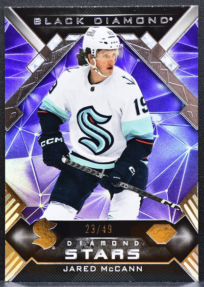 2022-23 Upper Deck Black Diamond Stars Jared McCann BDS-JM Kraken 23/49 2874