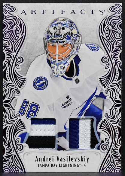 2025-26 Upper Deck Artifacts Purple Material Andrei Vasilevskiy 12/15 Patch 6513