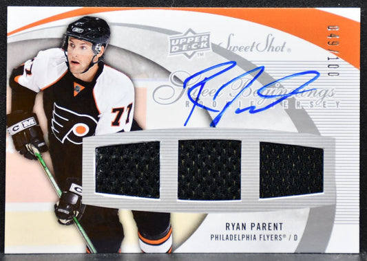 2007-08 UD Sweet Shot Rookie JerseysAuto Parent RC Auto 049/100 Jersey 6778