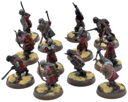 LOTR 12 Mordor Orcs #3 WELL PAINTED Middle Earth Strategy Battle Game