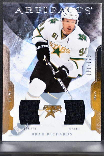 2011-12 UD Artifacts Materials Silver Brad Richards 35 Stars 021/125 Jersey 3315