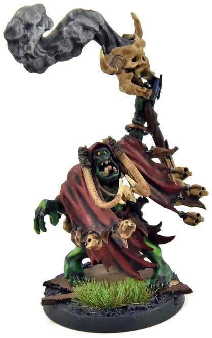ORRUK WARCLANS Weirdnob Shaman #1 Sigmar WELL PAINTED