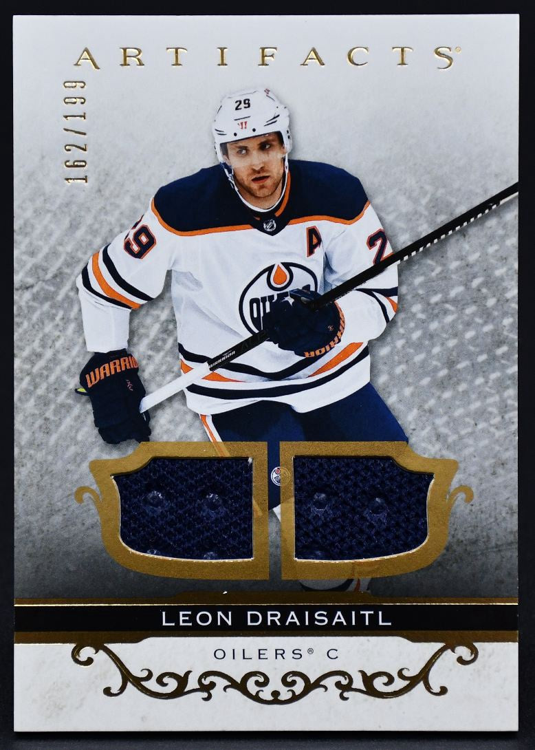 2021-22 UD Artifacts Leon Draisaitl 137 162/199 Jersey