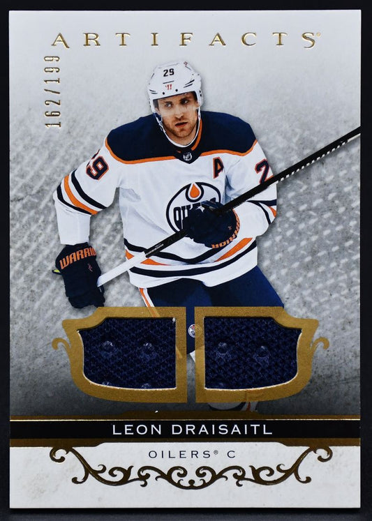 2021-22 UD Artifacts Leon Draisaitl 137 162/199 Jersey