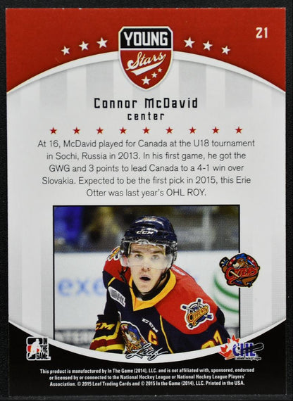 2015-16 ITG Young Stars Connor McDavid 21 7567