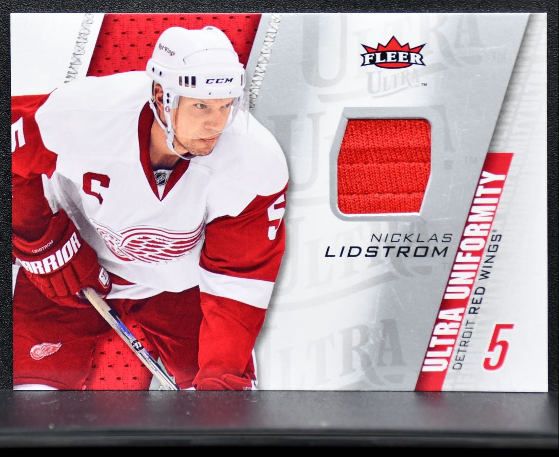 2009-10 Fleer Ultra Uniformity Nicklas Lidstrom UU-NL Jersey 2035