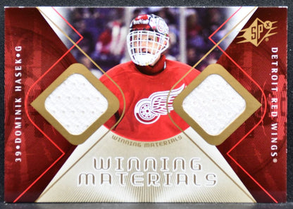 2007-08 SPx Winning Materials Dominik Hasek WM-HA Detroit Red Wings Jersey 5702