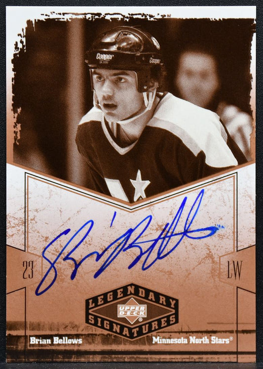 2004-05 Upper Deck Legendary Signatures Brian Bellows BE Auto 4822