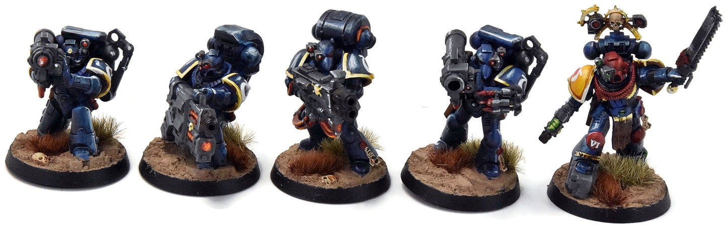 ULTRAMARINES 5 Devastators #3 WELL PAINTED Warhammer 40K