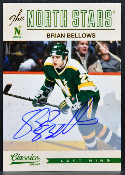 2012-13 Panini Classics Signatures Bellows 110 Minnesota North Stars Auto 0928