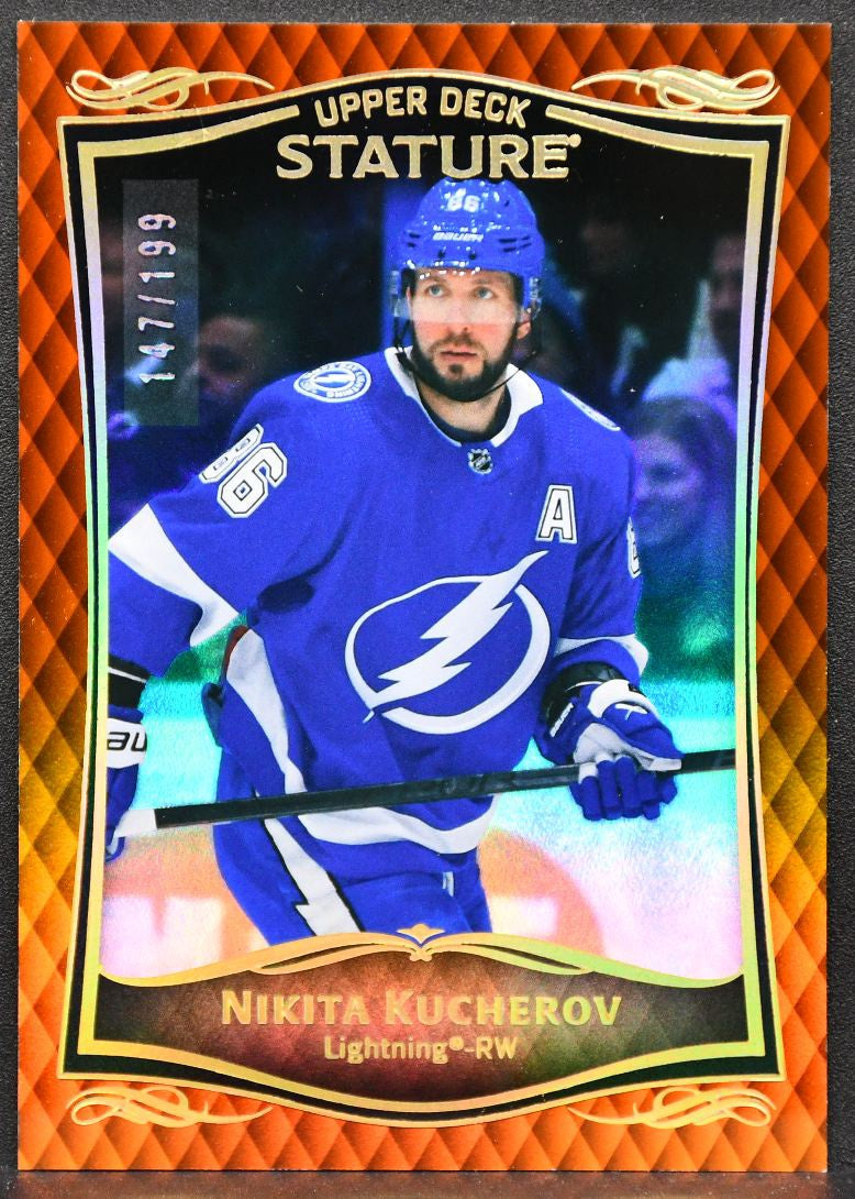 2023-24 Upper Deck Stature Orange Nikita Kucherov 20 Tampa Bay Lightning 147/199 2562