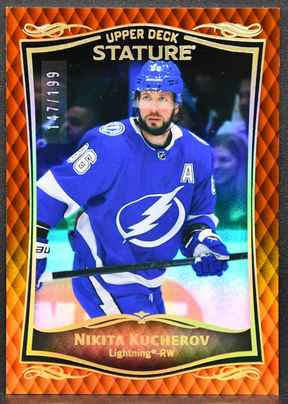 2023-24 Upper Deck Stature Orange Nikita Kucherov 20 Tampa Bay Lightning 147/199 2562