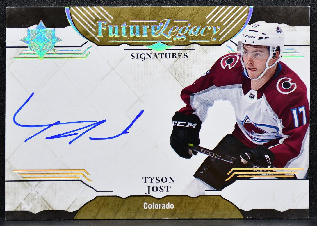 2017-18 UD Ultimate Collection Future Legacy Signatures Jost RC Auto 7622