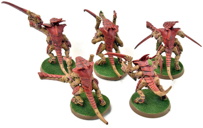 TYRANIDS 5 Warriors #1 broken bits Warhammer 40K WELL PAINTED