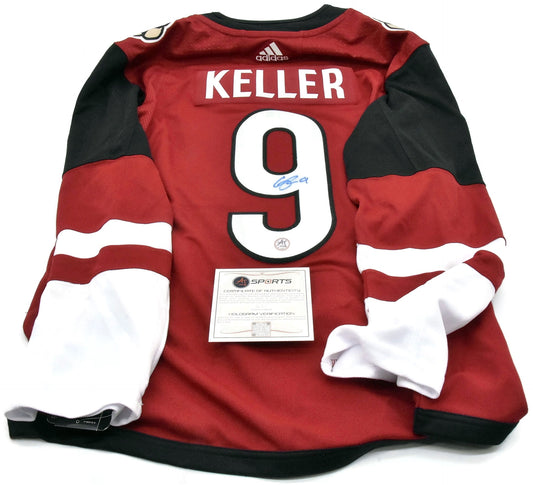 JERSEY Clayton Keller Auto Jersey #9 Arizona Coyotes