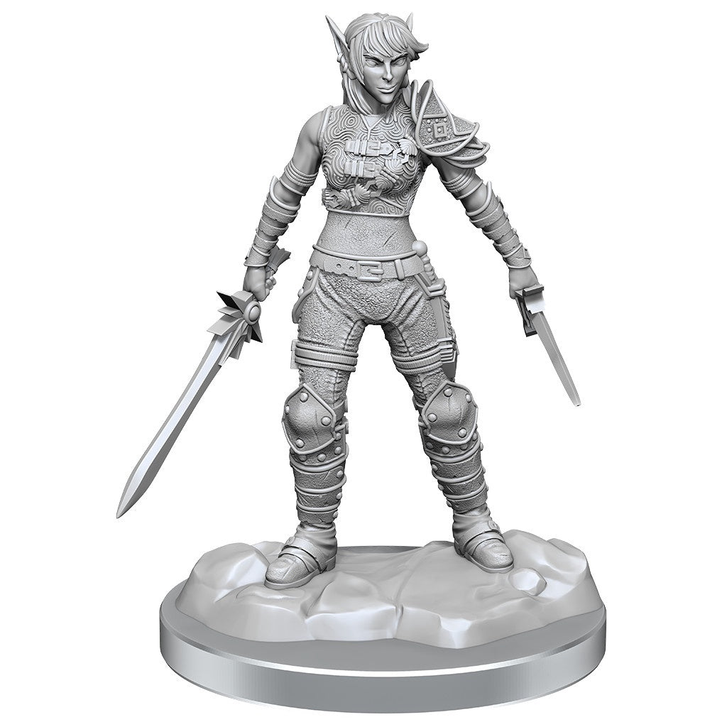 D&D Unpainted Minis Wv19 Elf Rogue/half- Elf Rogue