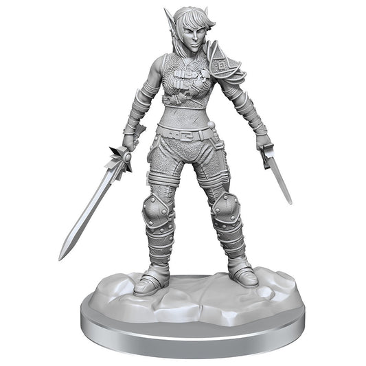 D&D Unpainted Minis Wv19 Elf Rogue/half- Elf Rogue