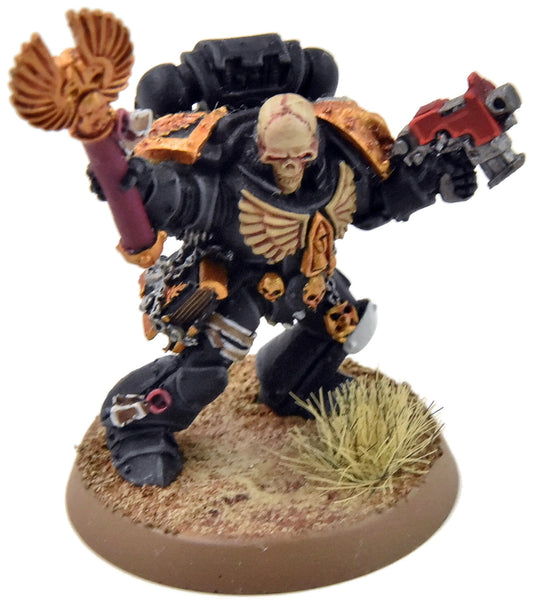 SPACE MARINES Chaplain #1 Black Templars PRO PAINTED 40K