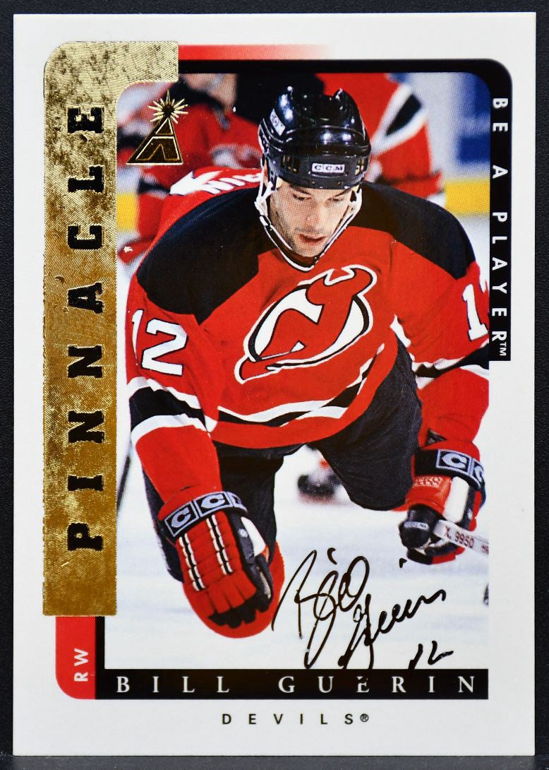 1996-97 Pinnacle Be a Player Autographs Bill Guerin 29 Devils Auto 9253