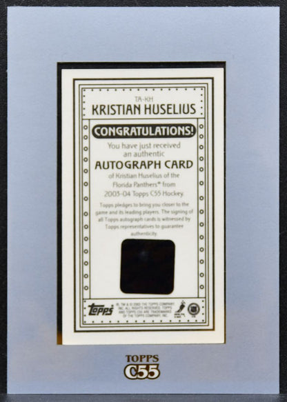 2003-04 Topps C55 Autographs Kristian Huselius TA-KH Florida Panthers Auto 0898