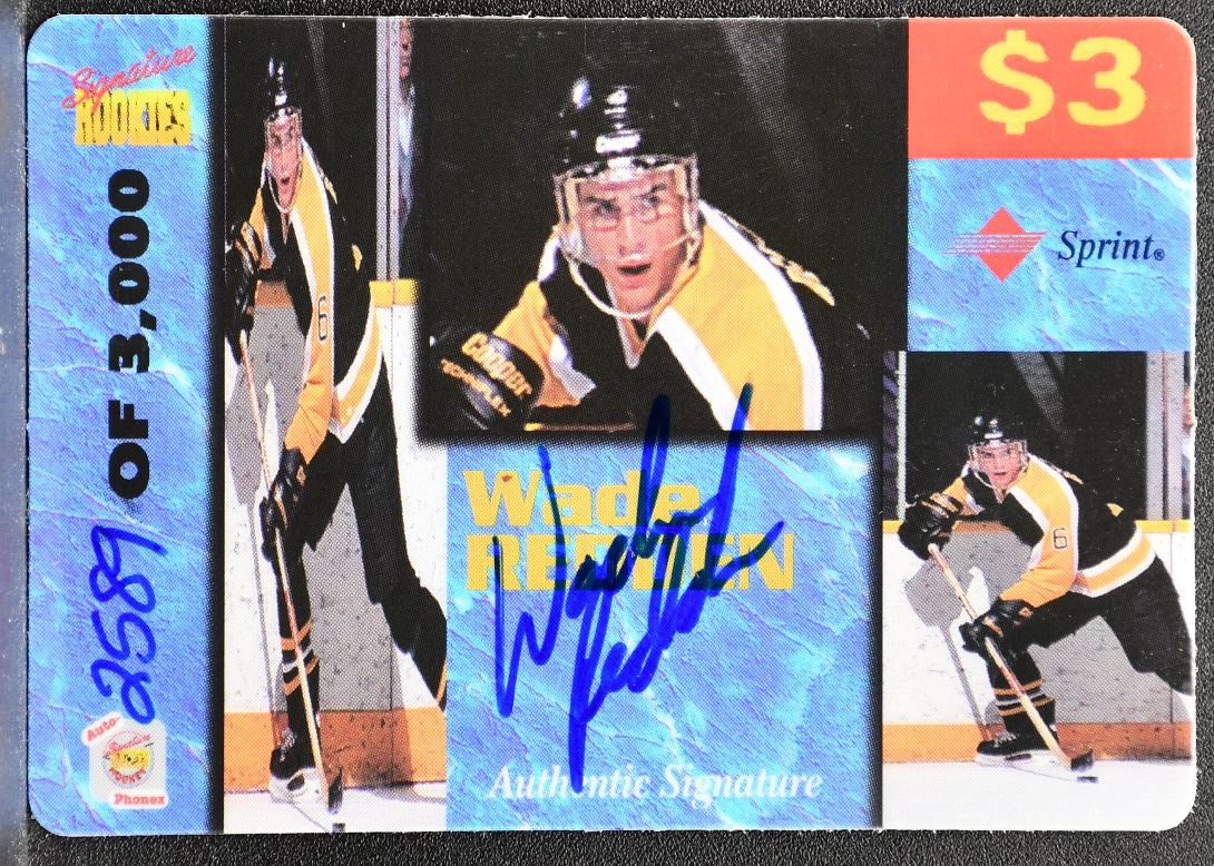 1995-96 Signature Rookies Auto-Phonex Wade Redden 34 Auto 2589/3000 1498