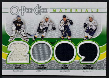 2009-10 OPC Materals Legwand/Rinne/Weber/Sullivan J-PREDS Jersey