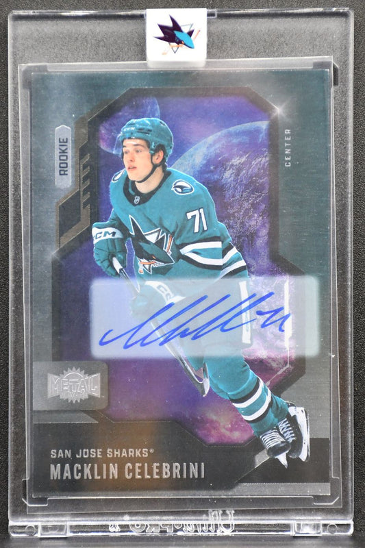 2024-25 SkyBox Metal Universe Rookie Base Autographs Celebrini RC Auto 1098