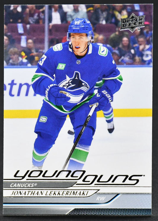 2024-25 UD Extended Series Young Guns Jonathan Lekkerimaki 706 RC