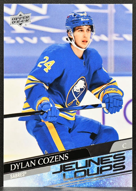 2020-21 Upper Deck Series 2 Young Guns French Variant Dylan Cozens 495 RC 7503