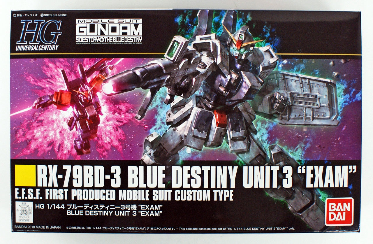 Bandai HGUC #209 1/144 Blue Destiny Unit 3 Exam