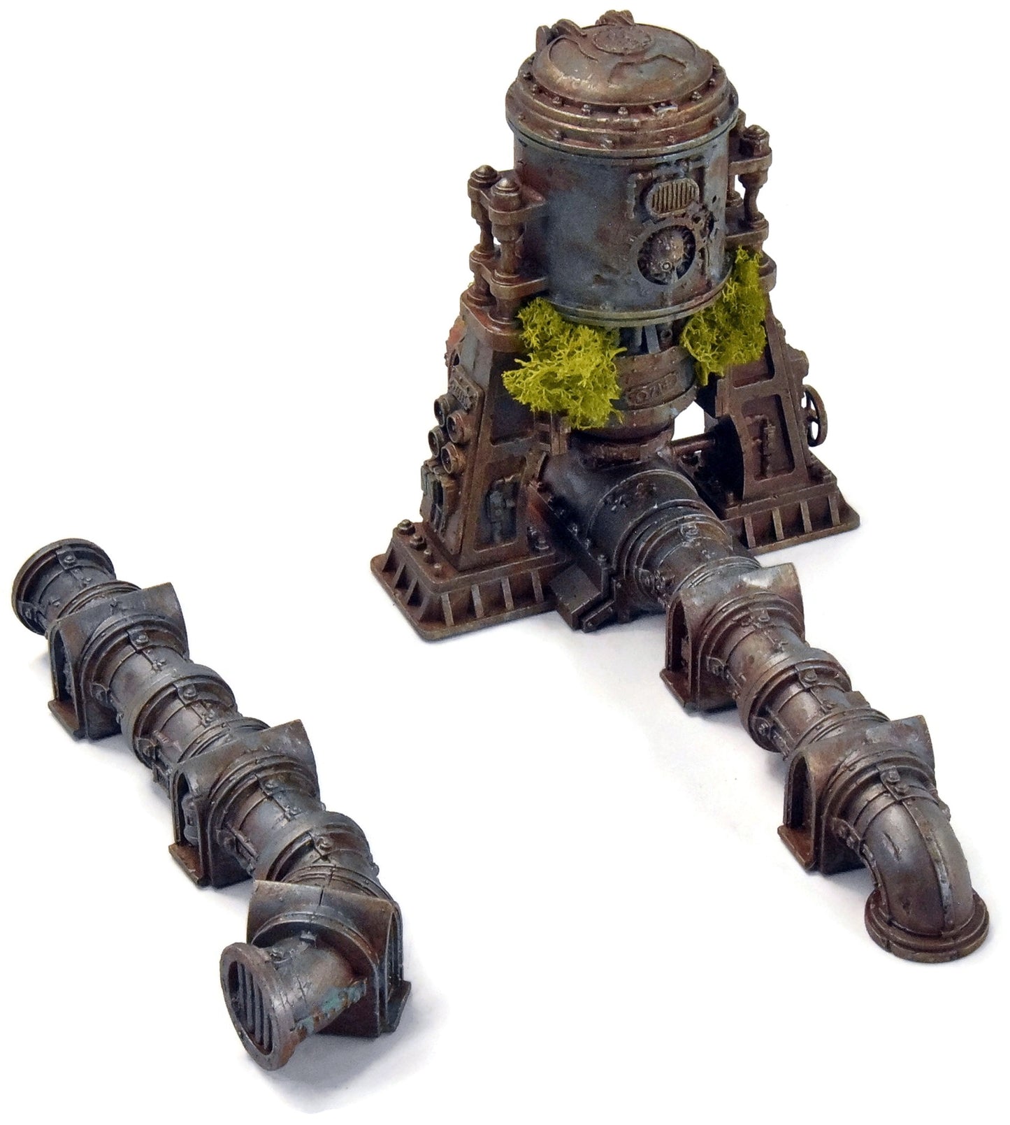 WARHAMMER 40K Sector Mechanicus Scenery Terrain Conduits Pipes #2 WELL PAINTED