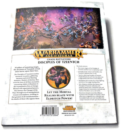 DISCIPLES OF TZEENTCH Battletome Used Good Condition Sigmar