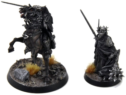 LORD OF THE RINGS Witch King Of Angmar Foot And Mounted #1 WELL PAINTED LOTR