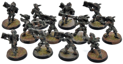 TAU EMPIRE 12 Fire warriors #1 METAL Warhammer 40K Pathfinder