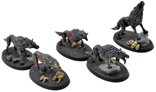 SOULBLIGHT GRAVELORDS Dire Wolves #1 WELL PAINTED Sigmar