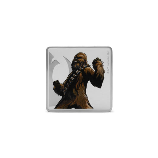 AGORO Star Wars Allies - Han Solo & Chewbacca 1oz Silver Medallion