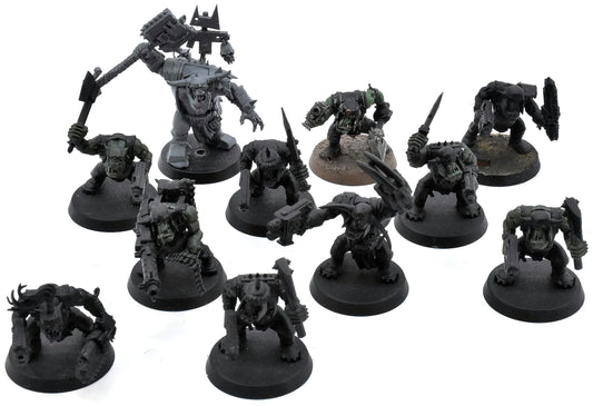 ORKS 10 Ork Boyz With Nobz #1 Warhammer 40K